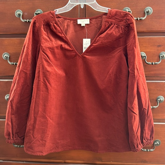 LOFT corduroy blouse - Picture 1 of 3